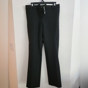 Ann Taylor Classic Black Straight, Midrise, Dress Pants